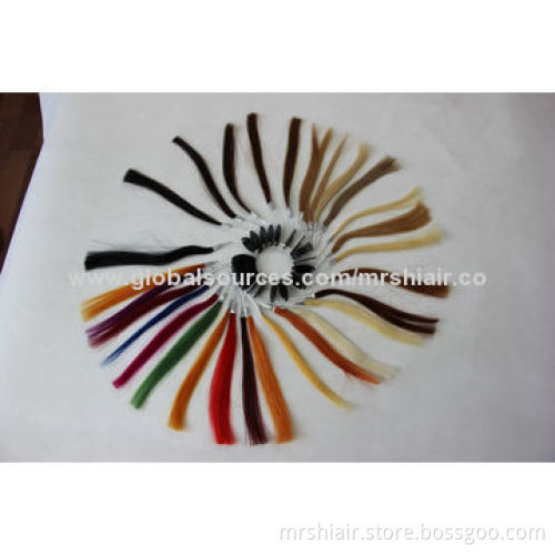 100% Human Hair Color Chart